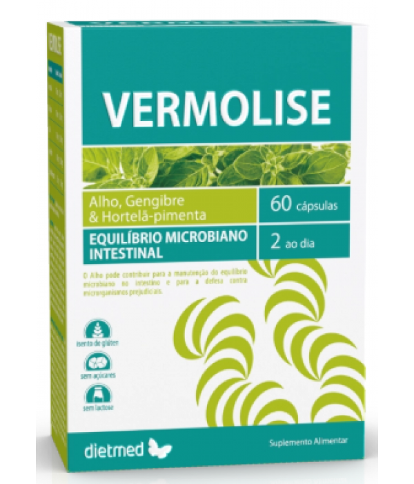 Vermolise - 60 Cápsulas - Dietmed